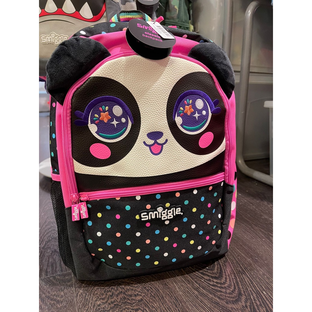 Smiggle store panda backpack