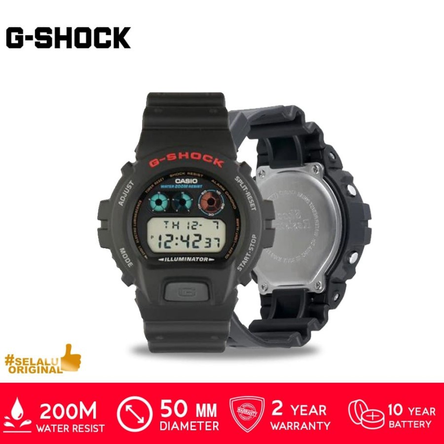 PROMO Jam Tangan Casio G-Shock DW-6900-1VDR Original Murah