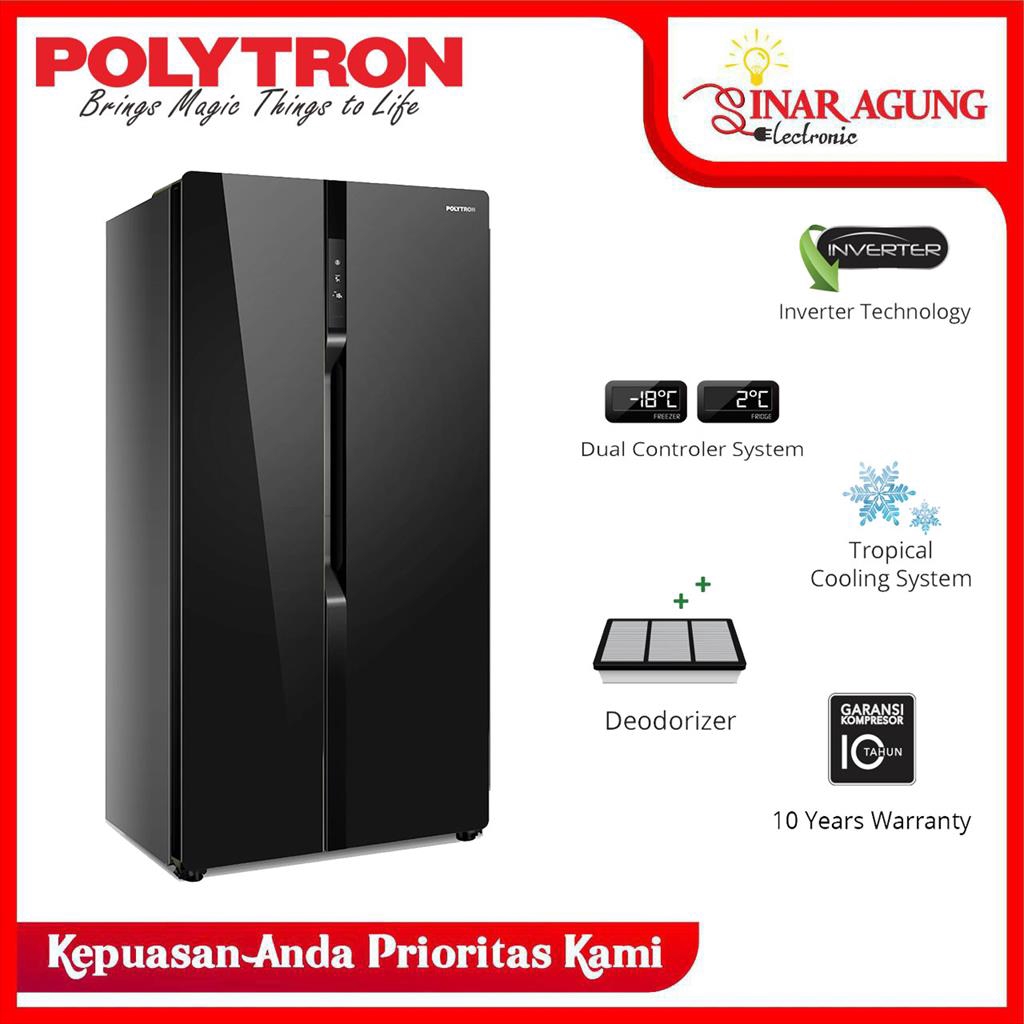 Jual [COD] KULKAS / LEMARI ES POLYTRON PRS450B / PRS450-B / PRS-450 ...