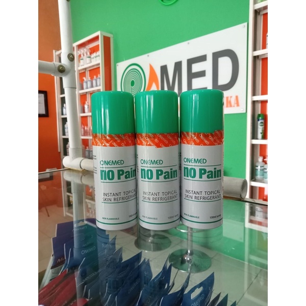 Jual No Pain Spray Skin Refrigerant Onemed 100ml Shopee Indonesia