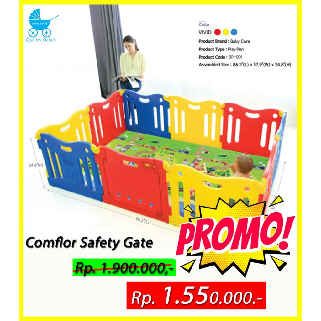 Comflor playpen store