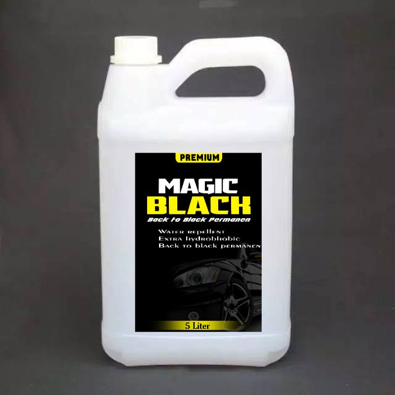 Jual Grosir Magic Black Premium 5 liter [Penghitam motor/mobil, Trim ...