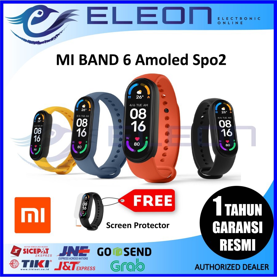 Jual Xiaomi Mi Band 6 AMOLED / Miband 6 Smartwatch SpO2 Resmi Original ...