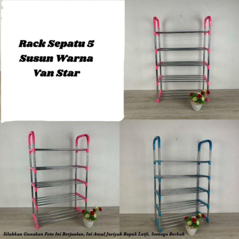 Jual Rak Sepatu 5 Susun Warna | Shopee Indonesia