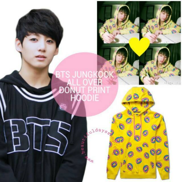 Bts jungkook hotsell donut hoodie