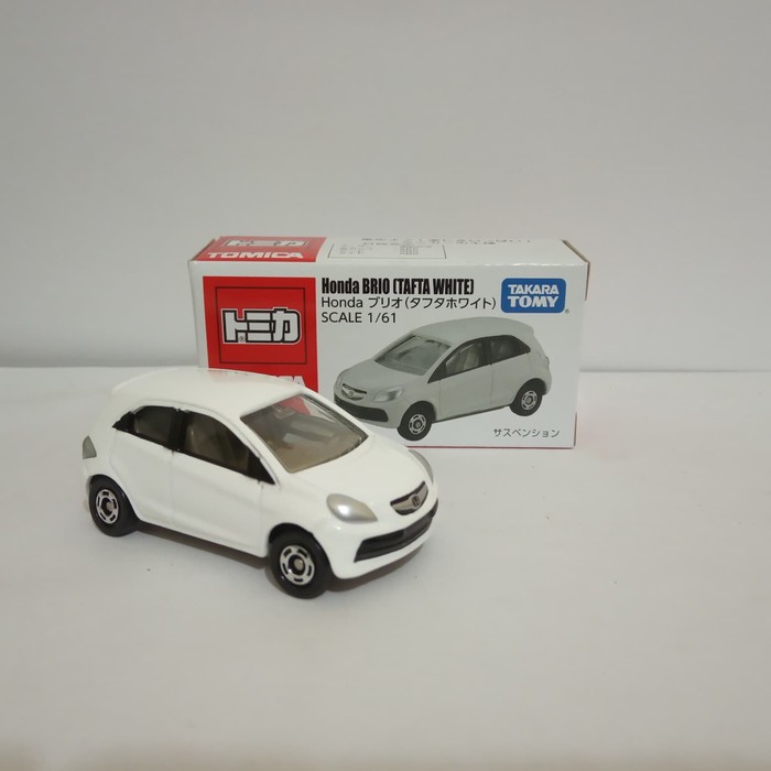 Jual Honda Brio Tafta White putih diecast mobil takara tomy harga murah