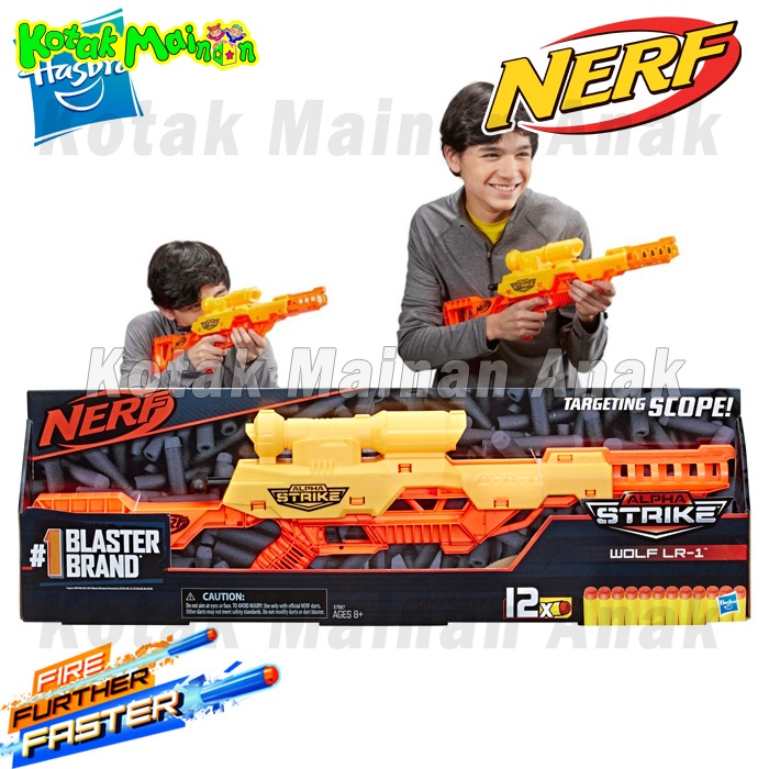 Jual Nerf Gun ALPHA STRIKE WOLF LR-1 Sniper Pistol Alphastrike LR1 ...
