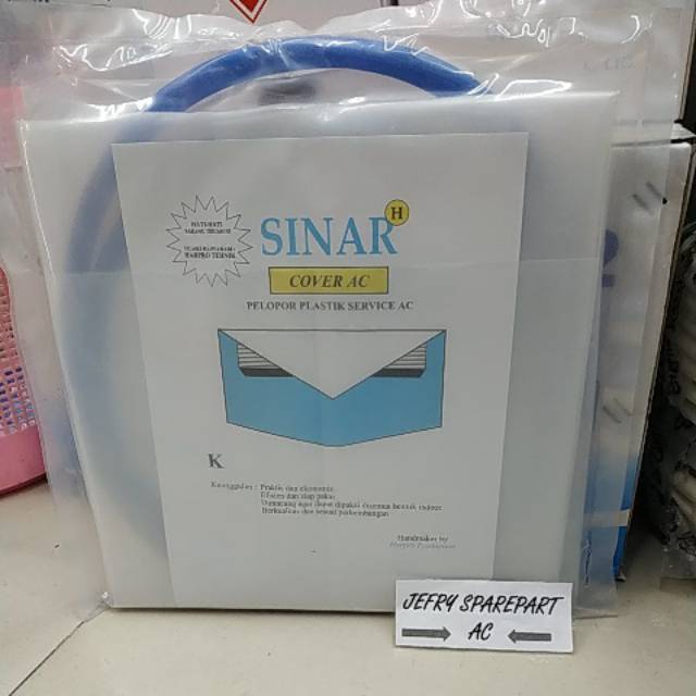 Jual Plastik Cuci Ac 1pk Cover Ac Plastik Service Sinar | Shopee Indonesia