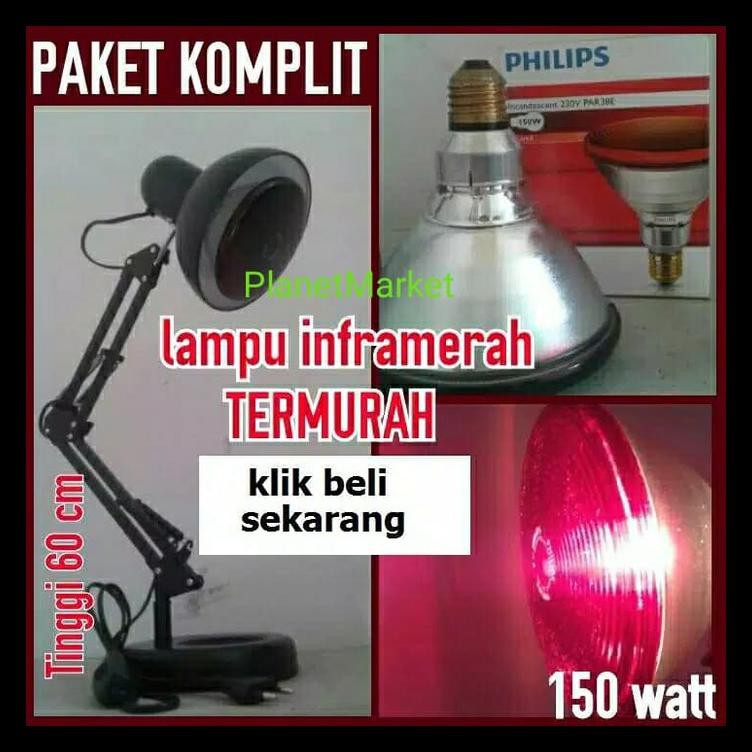 Jual LAMPU TERAPI INFRARED PHILIPS TIANG + BOHLAM / PHILIPS TERAPI ...