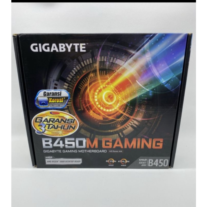 Jual MOTHERBOARD GIGABYTE B450M GAMING AM4 | Shopee Indonesia