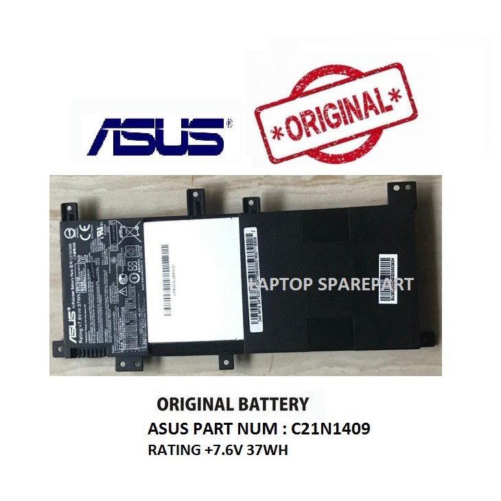 Jual Original Baterai Laptop Asus A455 A455L A455LN A455LF A455LA ...