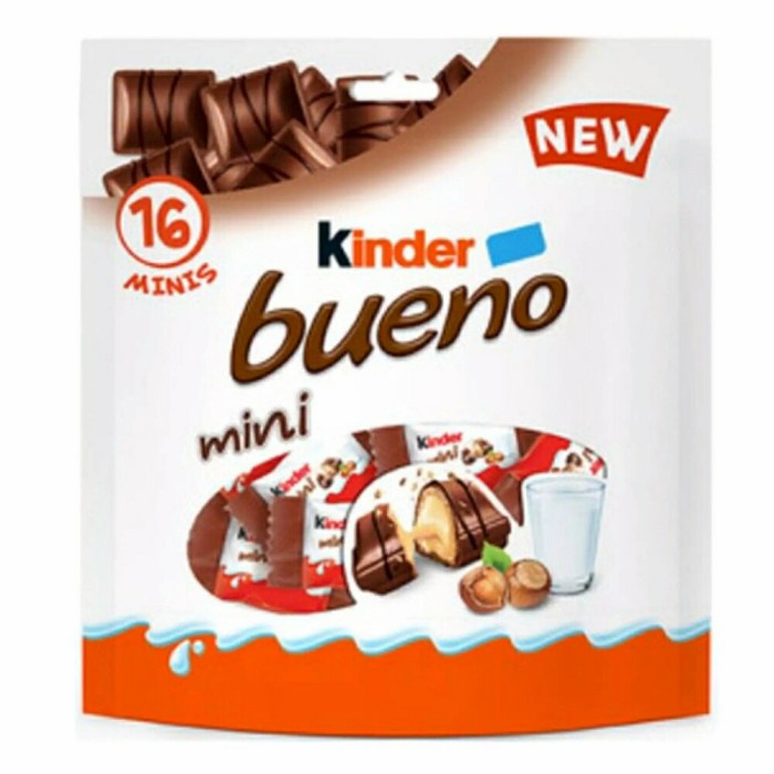 Jual KINDER BUENO MINI 16 MINIS 86.4G CRISPY CREAMY CHOCOLATE BAR ...