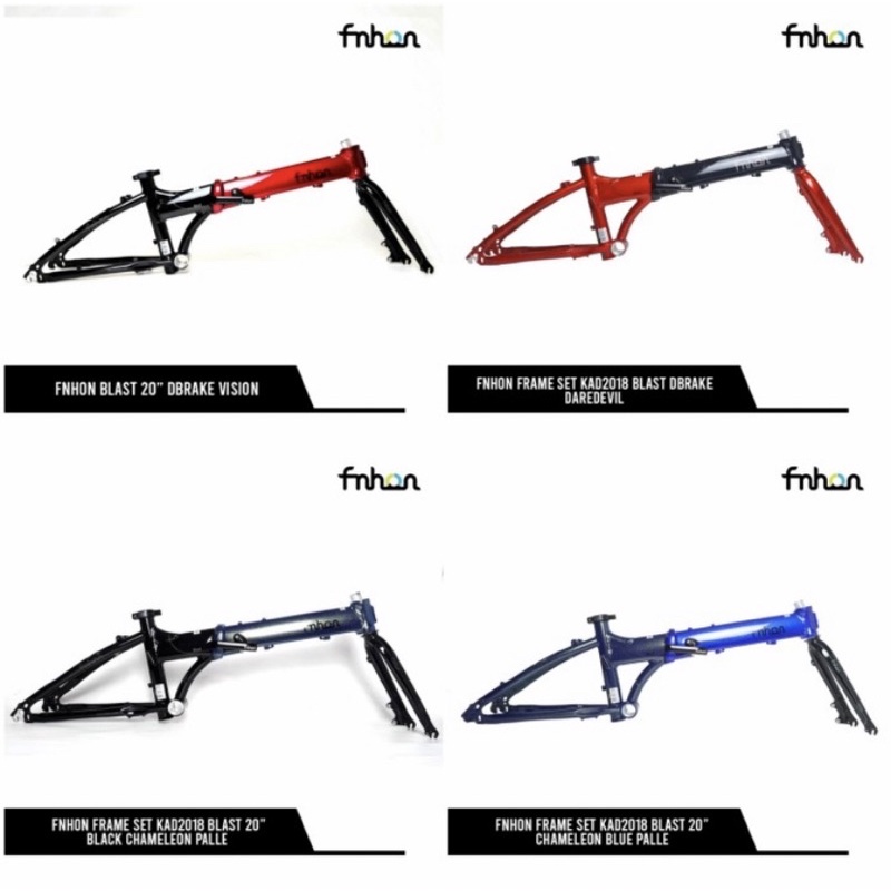 fnhon blast frame set discbrake fnhon two tone dua warna fnhon blast chameleon terbaru not element