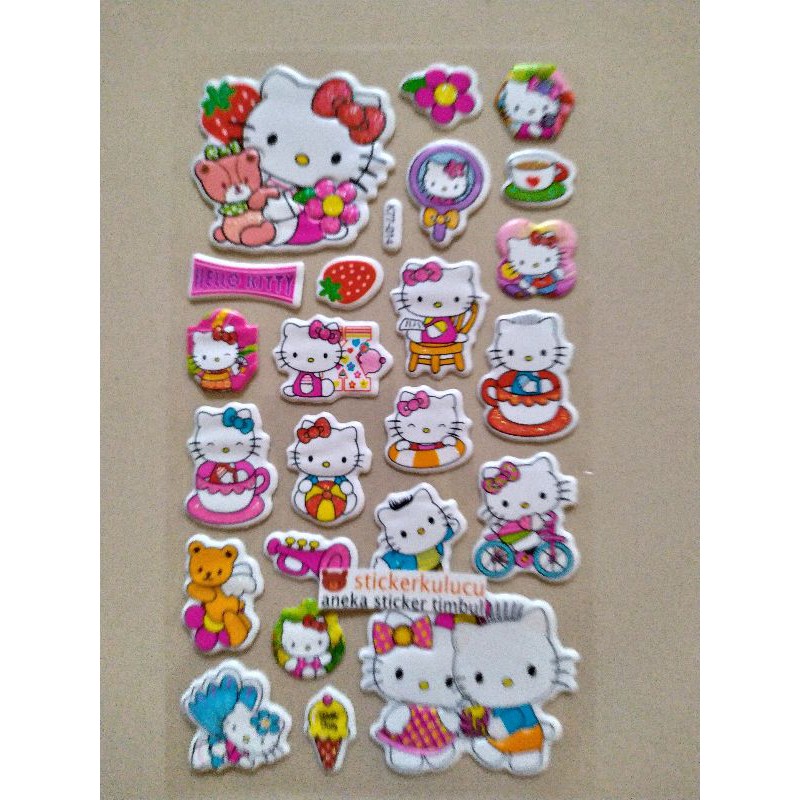 Jual Stiker timbul HELLO KITTY 10x18cm | Shopee Indonesia