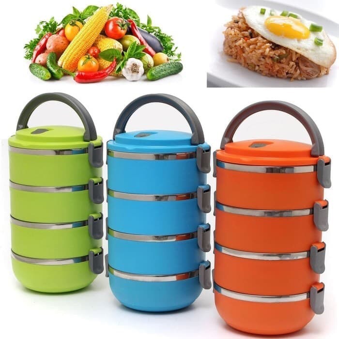 Jual RANTANG STAINLESS STELL 4 SUSUN | Shopee Indonesia