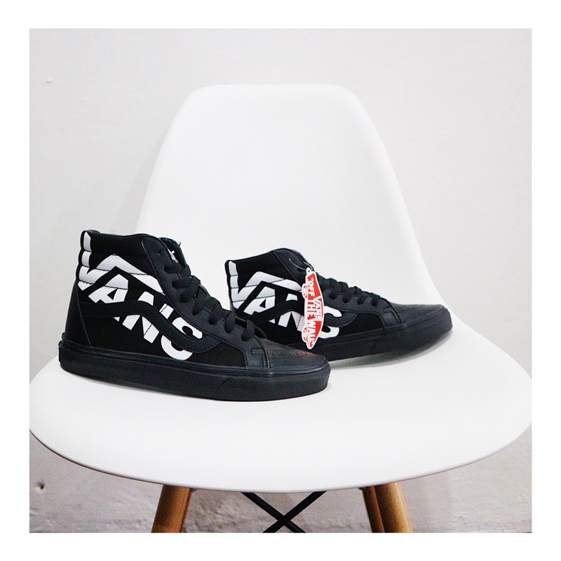 Vans sk8 hi reissue logo sale