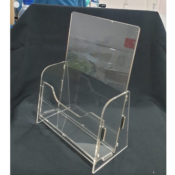 Jual AKRILIK TEMPAT BROSUR / RAK / BOX A4 - MODEL RAKIT | Shopee Indonesia