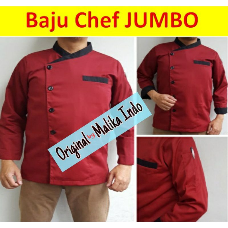 Jual Baju Chef JUMBO Chef Jacket Ukuran Besar #3 | Shopee Indonesia