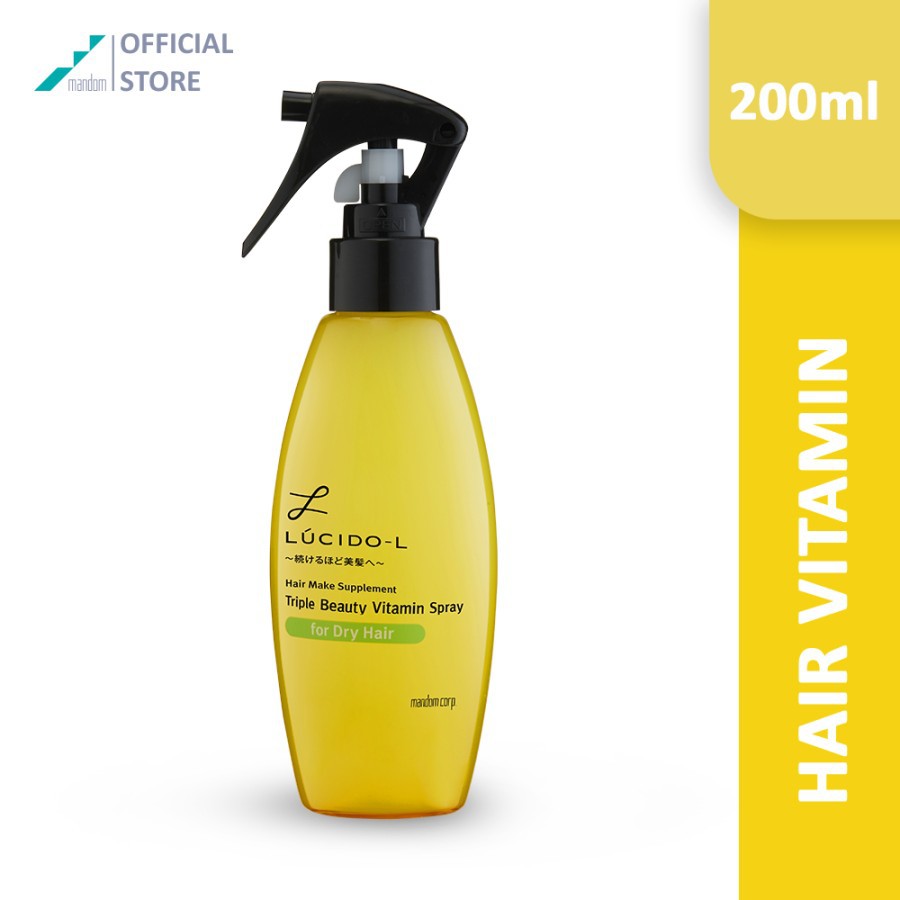 Jual LUCIDO-L Hair Supplement Triple Beauty Vitamin Spray For Dry Hair ...