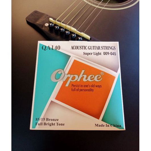 Jual Senar Gitar Akustik Orphee Qa Acoustic Set Shopee Indonesia