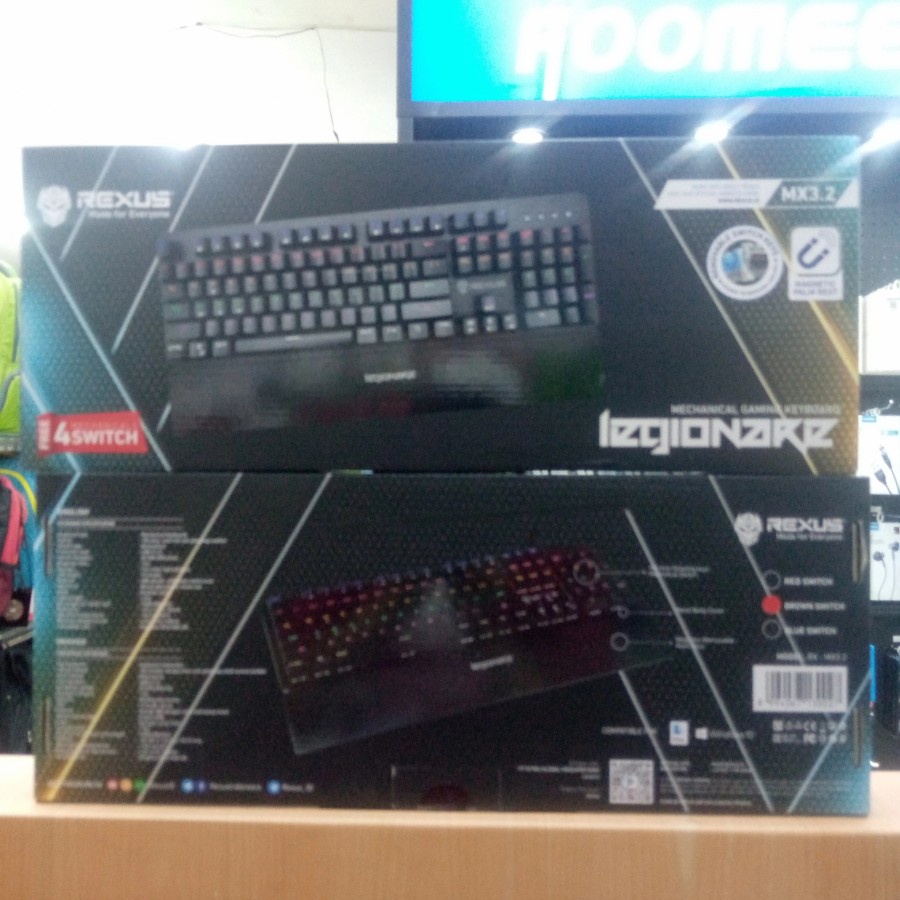 Jual Keyboard Gaming Mechanical Rexus Legionare MX3.2 | Shopee Indonesia