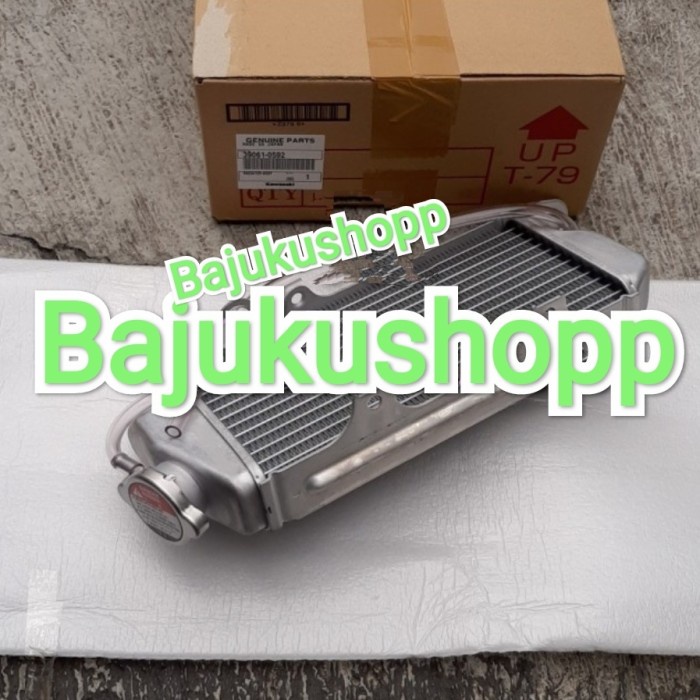 MPW Aluminium Radiator – Kawasaki KX 85 2001 – Silver, Direct Fit, MPW-ORD-024