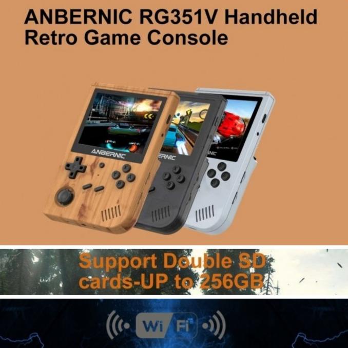 Jual Anbernic Rg351v Emulator Retro Game Console 64gb 3 5 Inch Ips