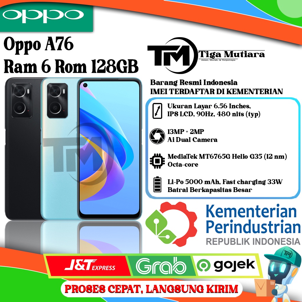 Jual Oppo A76 Ram 6 Rom 128GB | Shopee Indonesia