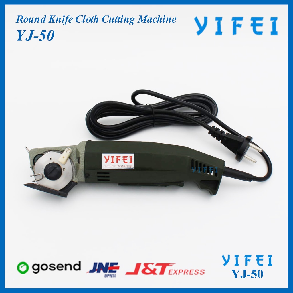Jual Mesin Potong Kain Kecil YIFEI YJ-50/ROUND KNIFE CLOTH CUTTING ...