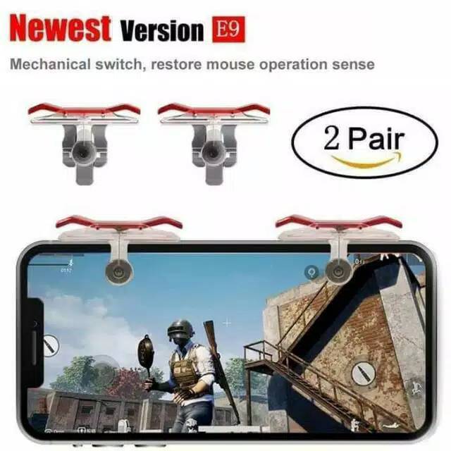Jual TRIGGER PUBG E9 L1 R1 TRIGGER JOYSTICK PUBG FF ROS CONSOLE STICK ...