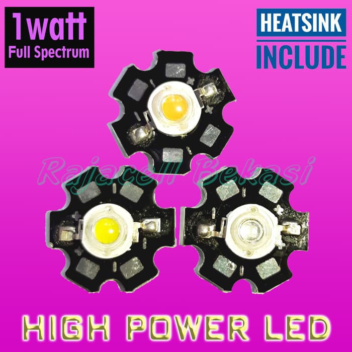 Jual High Power Led Hpl Full Spectrum W Grow Light Plant Watt Heatsink Shopee Indonesia