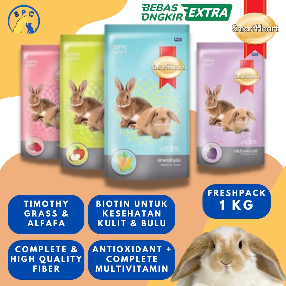 Jual SMARTHEART Rabbit Food Makanan Kelinci Premium NOVA Rabbit