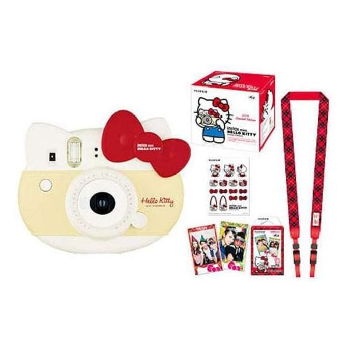 ❁動作良好❁FUJIFILM instax mini ハローキティ 走り込ん チェキ