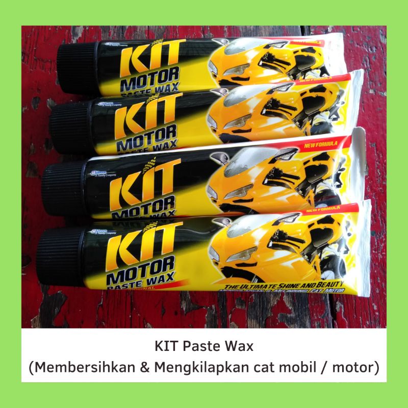 Jual Kit Motor Paste Wax Pengkilap Cat Motor Shopee Indonesia