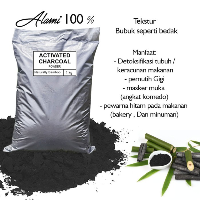 Jual Activated Charcoal powder Arang Aktif 1 kg | Shopee Indonesia
