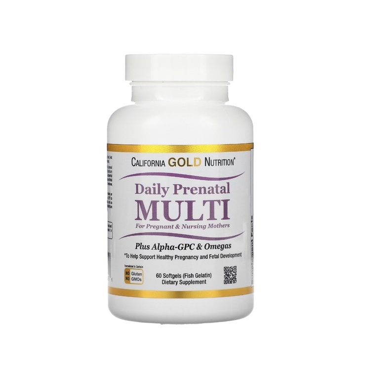 Jual California Gold Nutrition Prenatal Multivitamin For Pregnant & Nursing Mothers 60 Fish