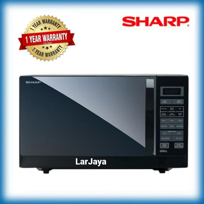 Jual SHARP MICROWAVE OVEN GRILL R728K IN Black 25 Liter GARANSI RESMI
