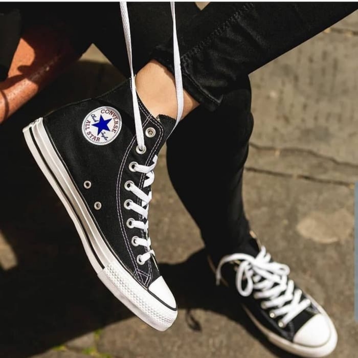 Jual Sepatu Converse Original Allstar Hitam Tinggi High Box Shopee