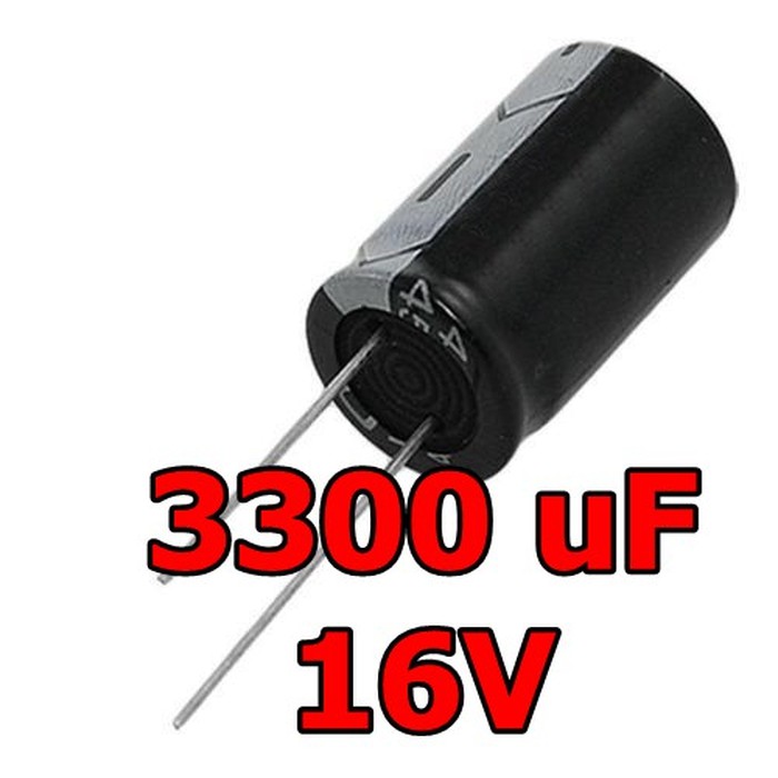 Condensatori elettrolitici da 100 pezzi 3300uf 16V 10 * 25MM 16V3300uf Passive Components