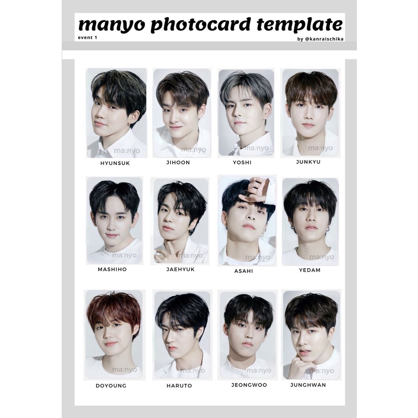 Jual MANYO Event 4 3 2 1 TREASURE OFFICIAL HARUTO HYUNSUK JUNKYU JIHOON ...
