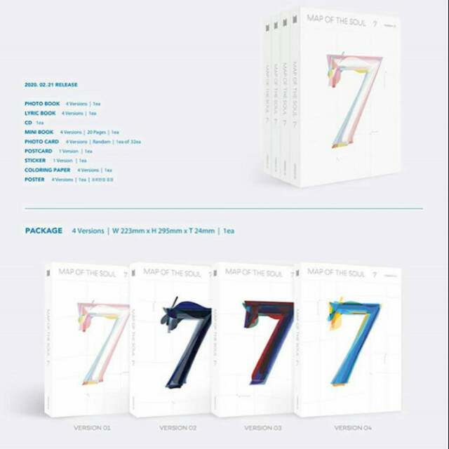 Jual BTS MAP OF THE SEOUL :7 (Ready stock) | Shopee Indonesia