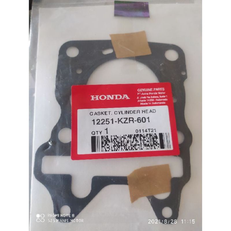 Jual Gasket Cylinder Head Vario 125 FI & Vario 125 eSP KZR Shopee