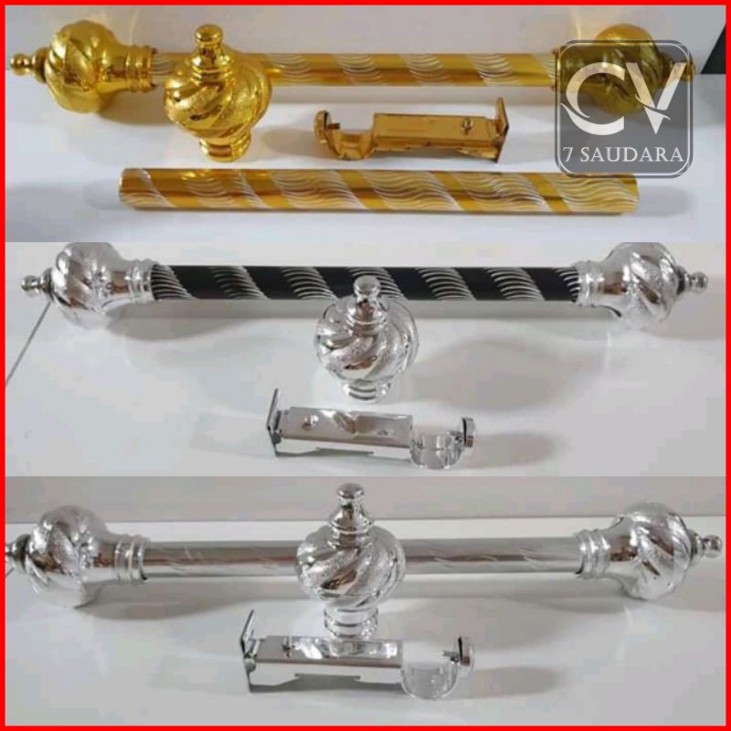 Jual (FULL SET) 40-125cm Rel Gorden Minimalis Rell Korden Alumunium ...