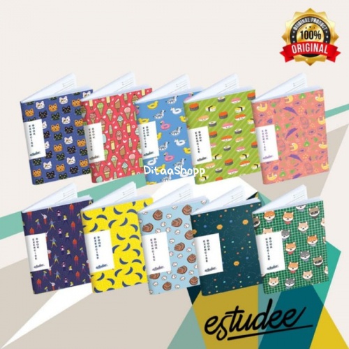 Jual Buku Tulis Boxy/B5 Estudee Fancy Pattern Isi 10 Seri 2020 014 ...