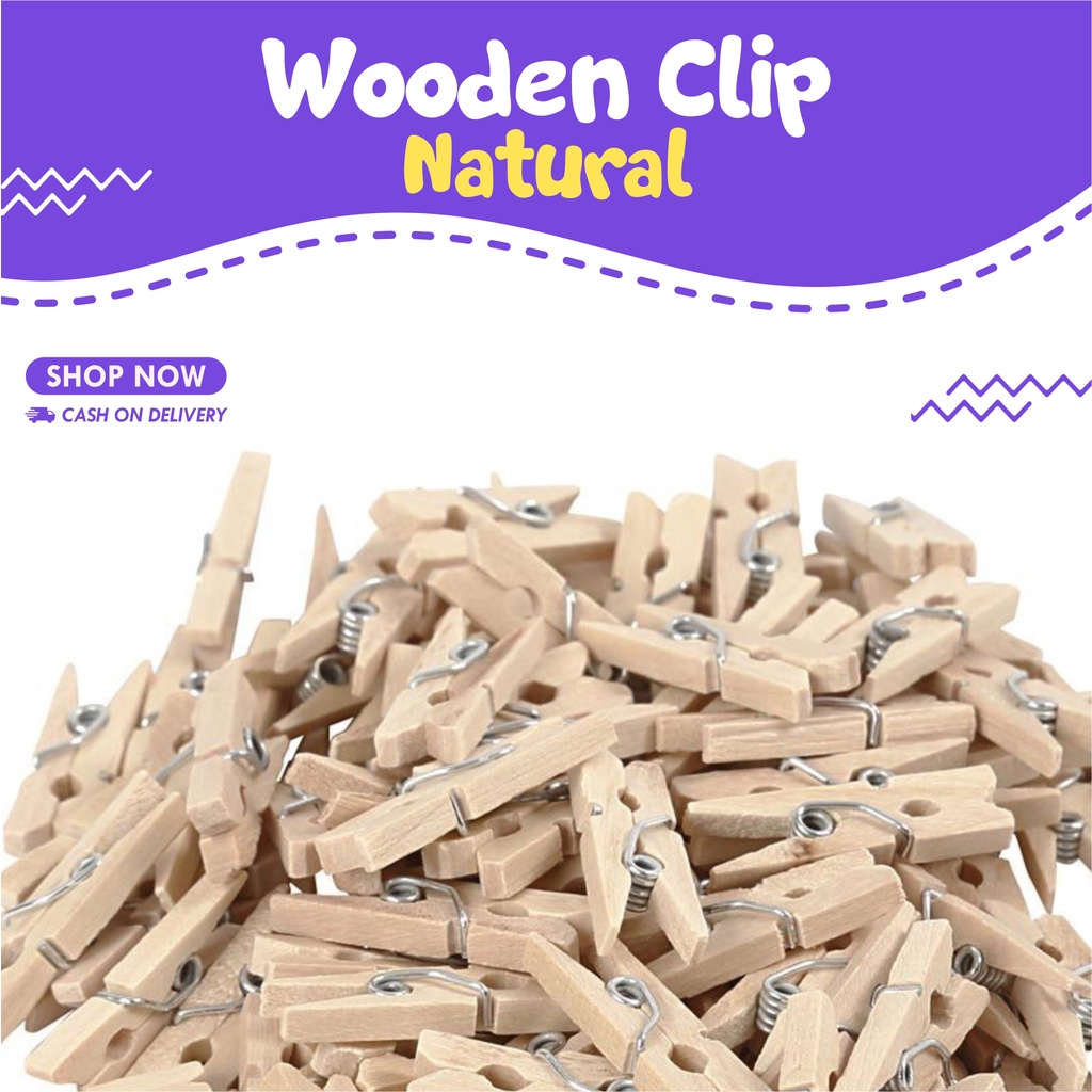 Jual JEPITAN KAYU | WOODEN CLIP | JEPIT FOTO POLAROID | WOODEN CLIP ...