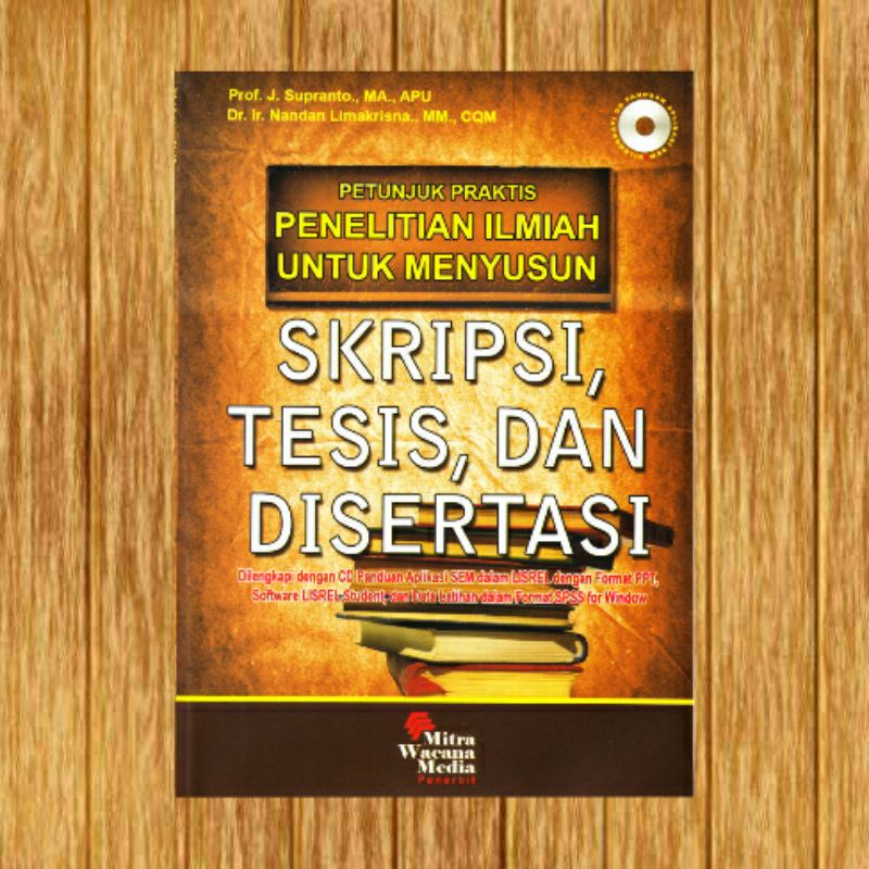 Jual Petunjuk Praktis Penelitian Ilmiah Untuk Menyusun Skripsi Tesis ...