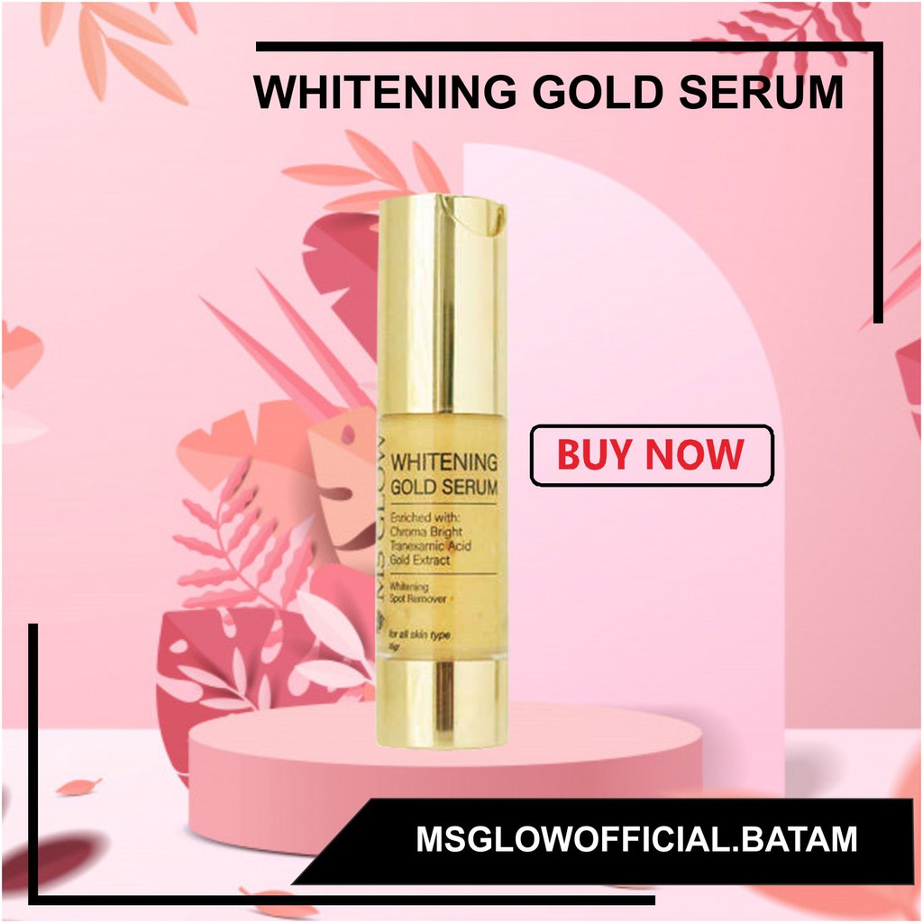 Jual MS GLOW WHITENING GOLD SERUM ORIGINAL BATAM Shopee Indonesia