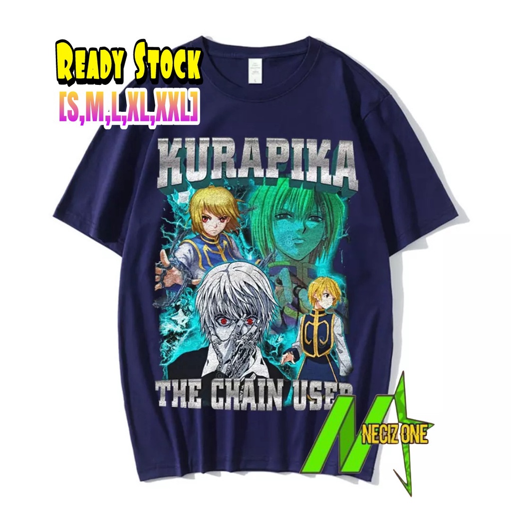 Jual KAOS KEREN ANIME JEPANG HXH PEMBURU HUNTER X HUNTER KURAPIKA THE ...