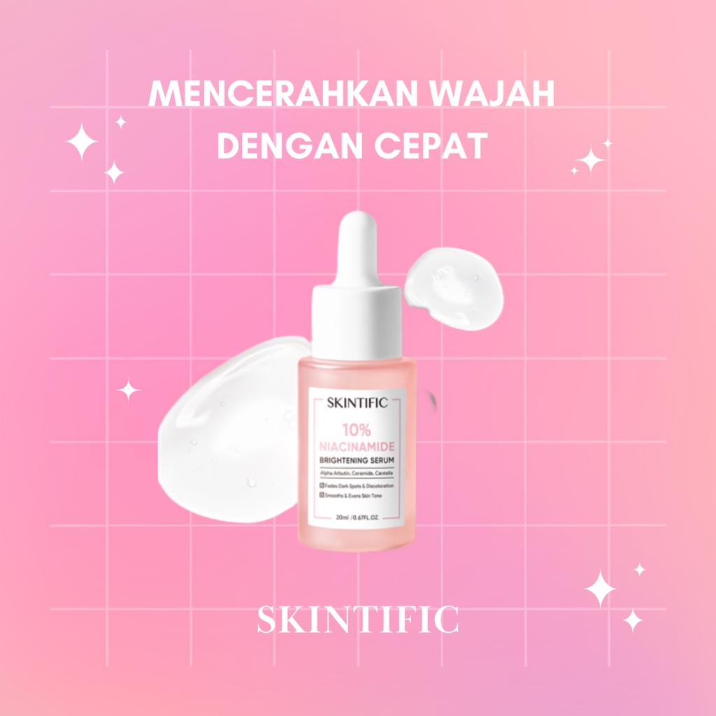 Jual Ready Stok Skintific 10 Niacinamide Brightening Serum 20ml