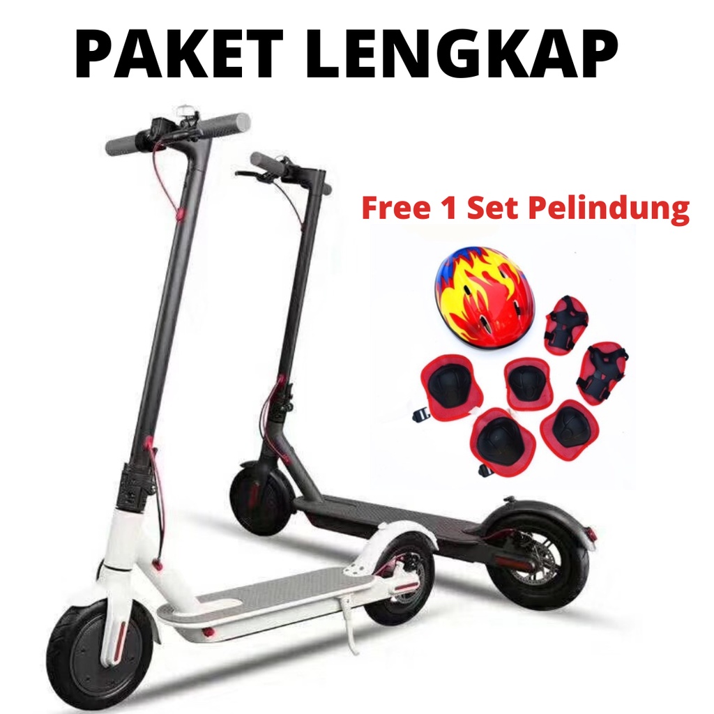 Jual Scooter Elektrik Lipat E Scooter Premium Inch Skuter Elektrik Lipat Free Paket Helm